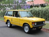 Range Rover Two Door Classic - 1981