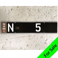 Number Plate N 5 For Sale