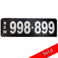 NSW Number Plate 998 899