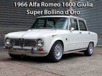 1966 Alfa Romeo 1600 Giulia Super Bollino dOro