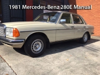 1981 Mercedes-Benz 280E Manual
