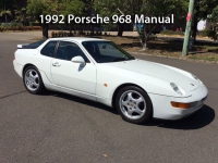 1992 Porsche 968 Manual