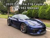 2020 Porsche 718 Cayman GT4 982 Manual