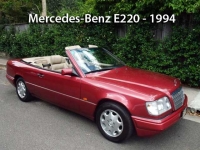 Mercedes-Benz E220 Cabriolet – 1994  | Classic Cars Sold